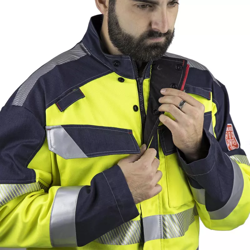 Combinaison ATEX haute visibilité Risk Authentic SILICIUM - LMA - 4150